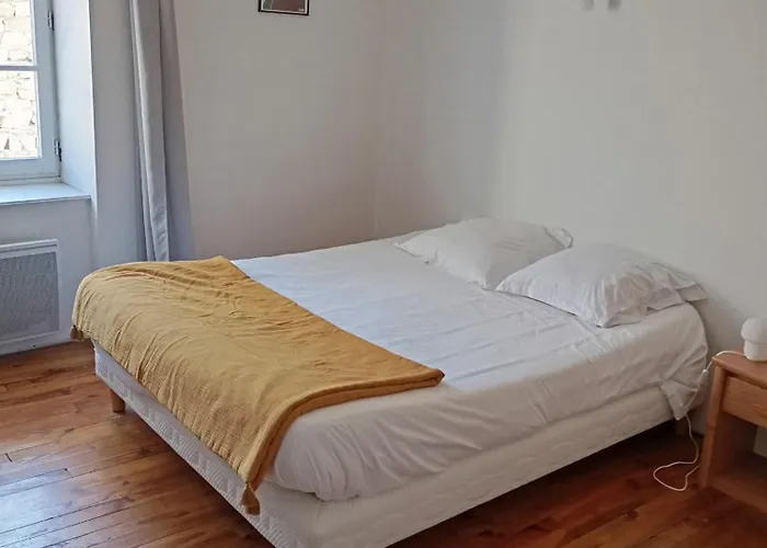 Maison En Pierre Village Calme - Cour Fermee, Parking Et Wifi Gratuit, Ideale Famille * La Sauvetat (Puy-de-Dome)